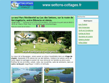 Tablet Screenshot of lac-des-settons.fr